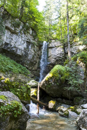 der Sibli Wasserfall liegt abseits des Aufstiegswegs