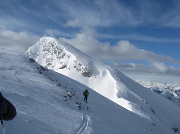 auf der Kematenschneid - hinten das Seehorn