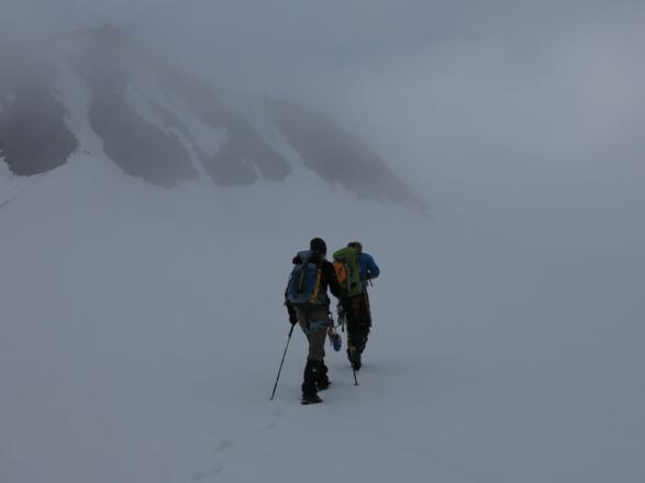 Auf den Mitterkamm zu