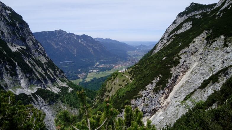 Blick auf Garmisch
