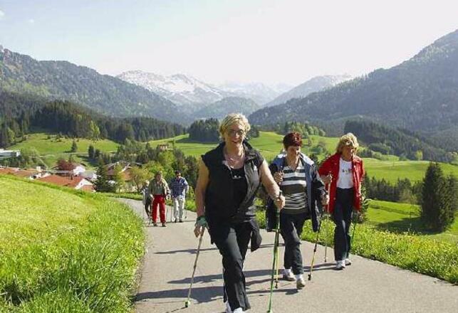 Nordic Walken auf dem Jungholzer Höhenweg