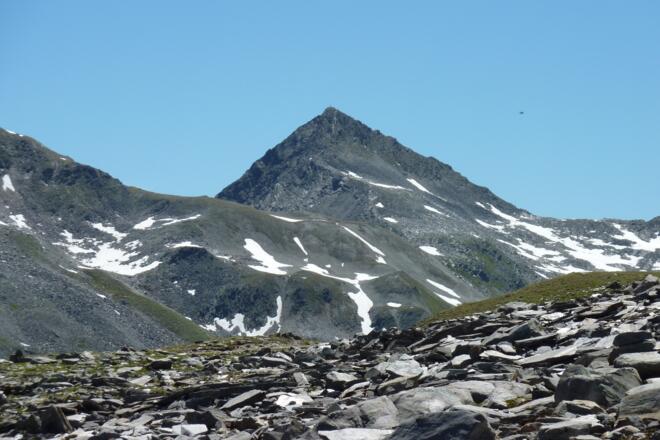Blick auf die Gaisspitze von Nordwesten