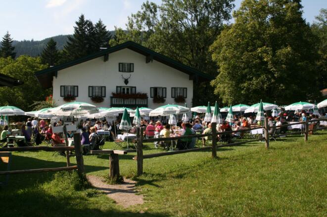 Biergarten von Gasthaus Adlgaß