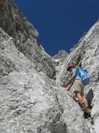 In der &quot;schmalen&quot; Rinne!