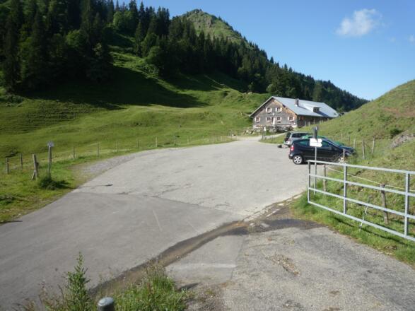 Alpe Scheidwang; Parkplatz