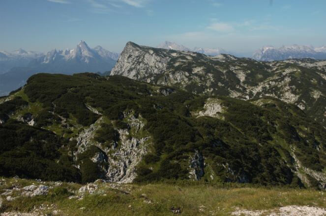 Ausblick von der Hochfläche des Untersbergs