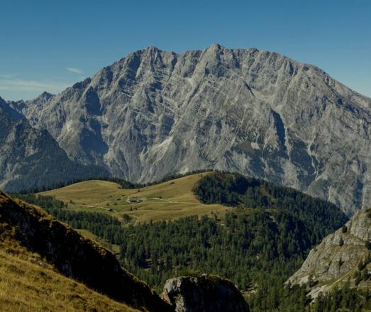 Gotzenalm mit Watzmann im Hintergrund