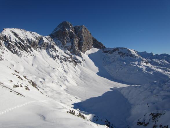 Blick zurück auf den großen Hundstod