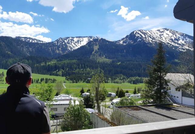 Balkon Aussicht / öffentlicher Balkon
