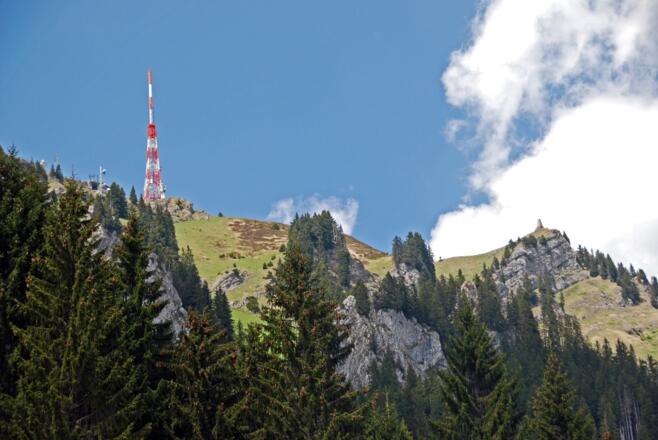 Blick zurück zum Grünten