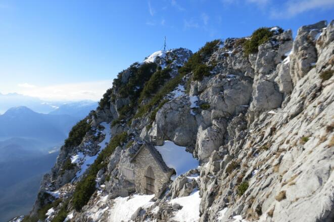 Bergkapelle unter dem Gipfel