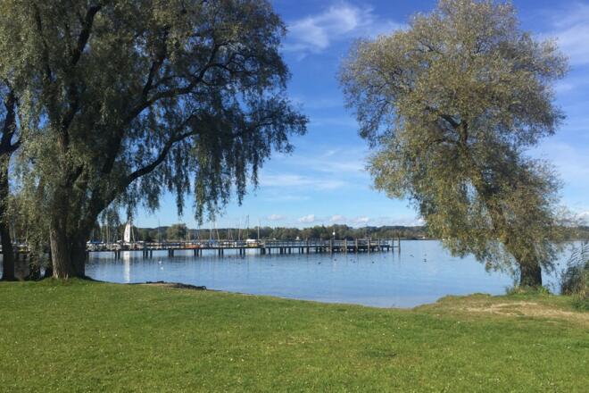 Boote im Chiemseepark Felden