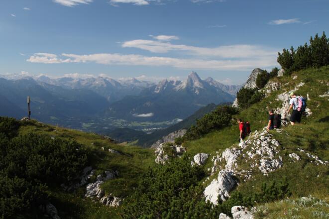 Auf der Untersbergüberschreitung