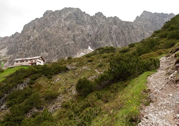 Es ist nicht mehr weit bis zur Steinseehütte