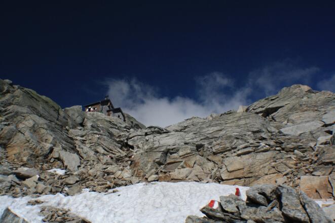 vor der Rojacher Hütte