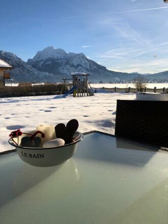 Terrasse von Fewo Schloßblick