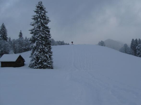 Blick zum Marterl