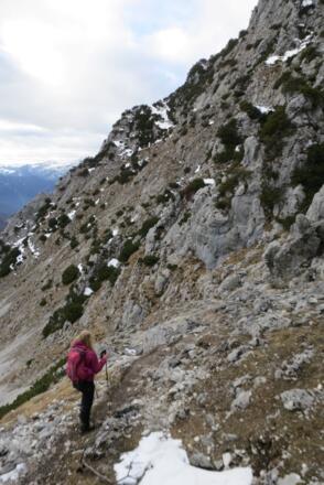 In der Hochstaufen Südflanke