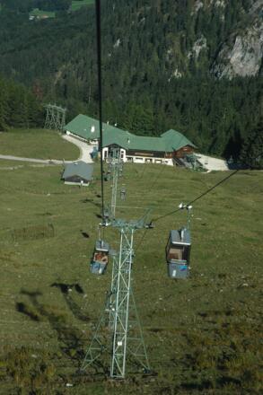 Auffahrt mit der Jennerbahn