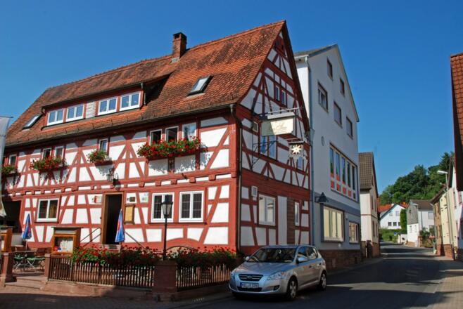 Im Ortskern von Rüdenau