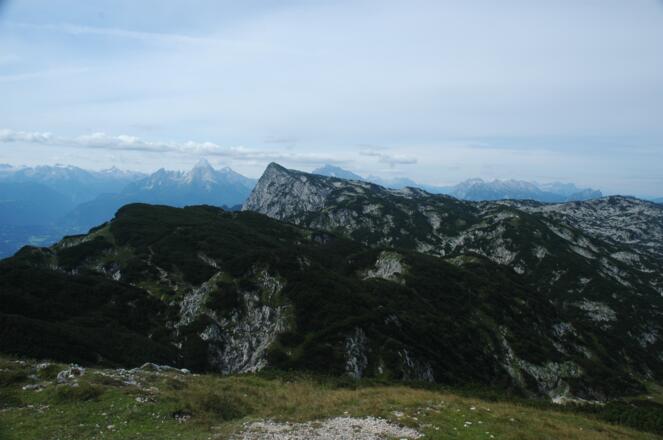 Berchtesgadener Hochthron vom Salzburger Hochthron aus gesehen