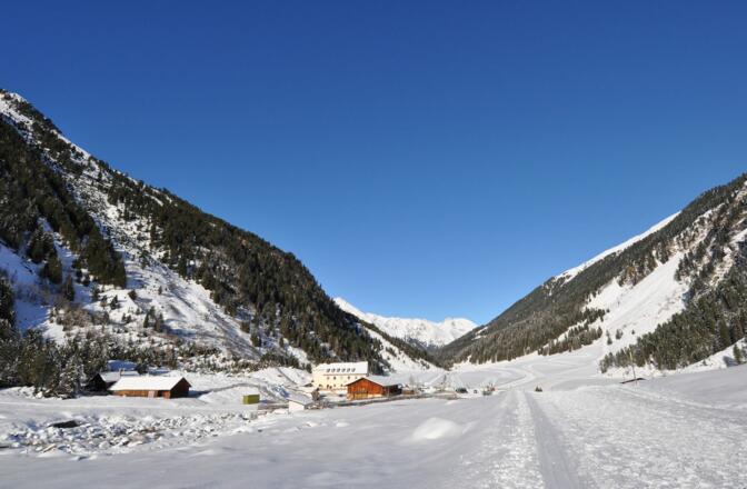 Lüsens im Winter.