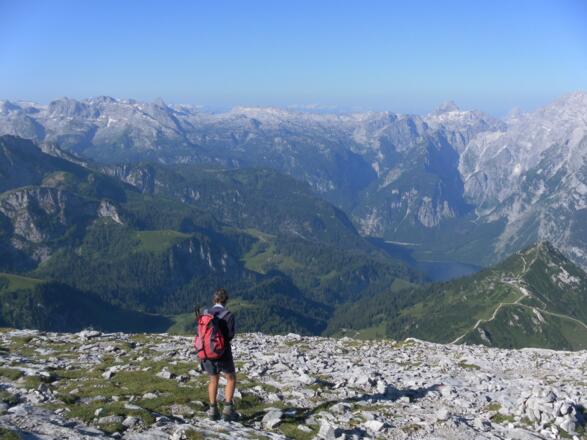 Jenner und Königssee vor Steinernem Meer