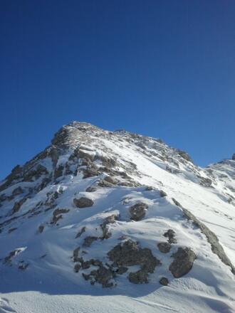 Der Grat zum Hinterbergkopf.
