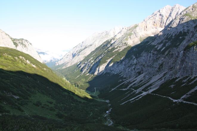 Blick talauswärts ins Samertal