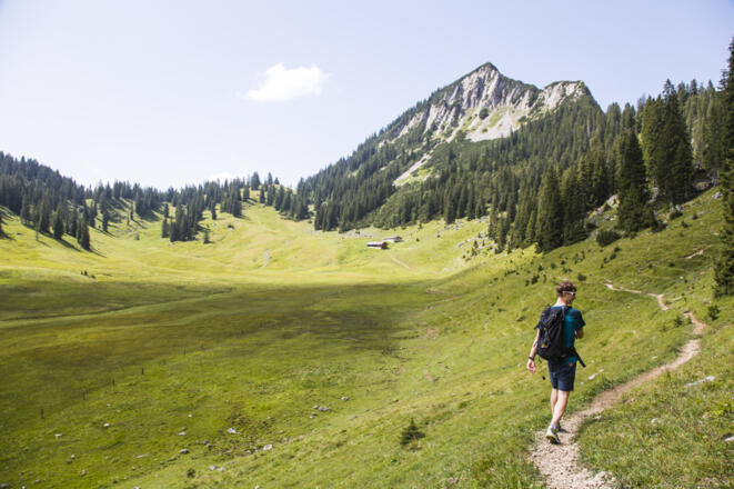 kurz vor der Hütte