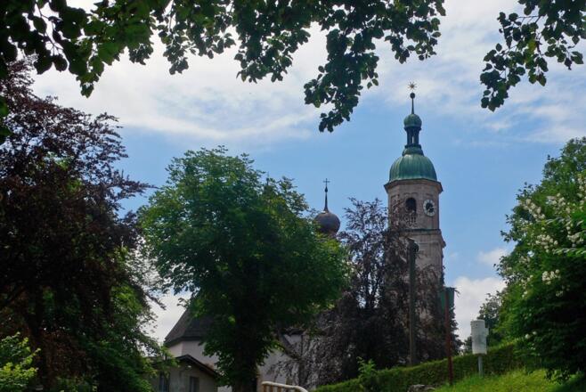 Die Franziskanerkirche von Berchtesgaden