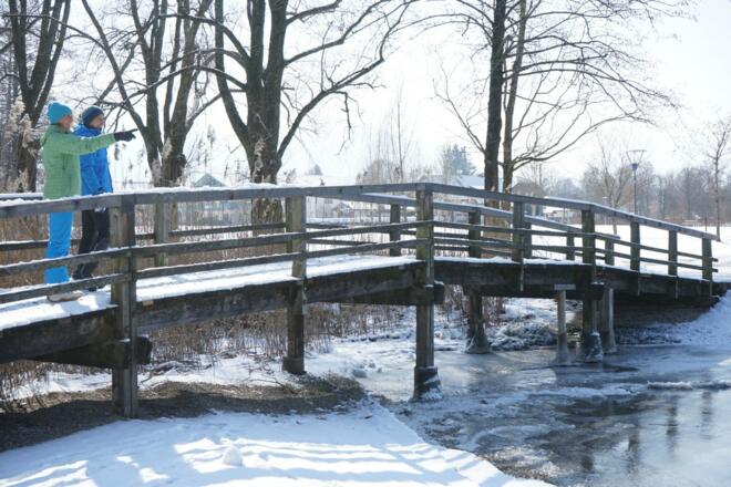 Chiemseerundweg im Winter