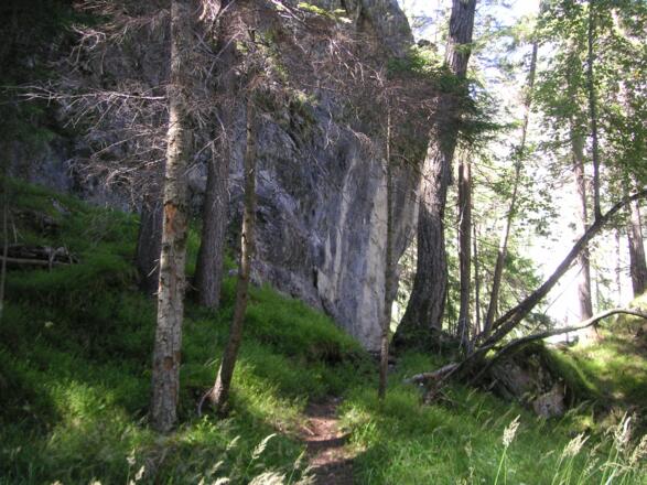 Aufstieg Richtung Garseilwiese