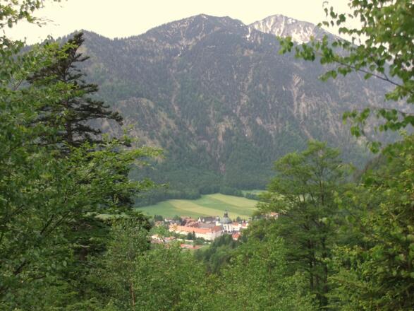Blick zurück nach Ettal