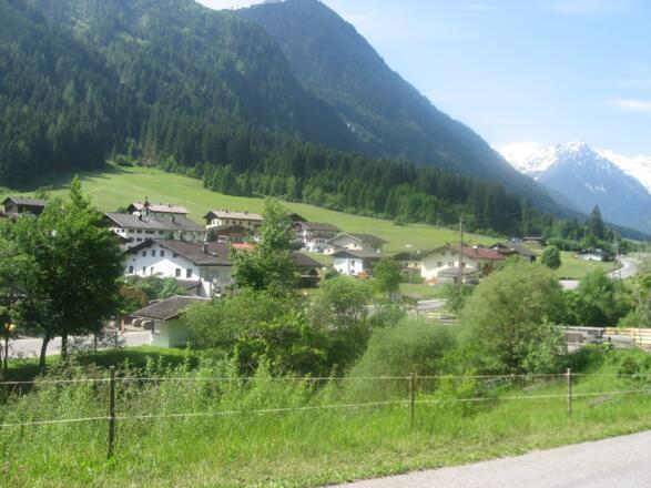 Die Ortschaft Krößbach, ab hier geht es wieder retour nach Neustift.