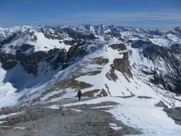 Zehnerkarspitze und Predigtstuhl aus dem Ostrücken