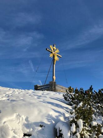 Gipfelkreuz am Wank