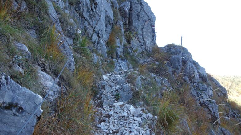 am versicherten Schafluckensteig