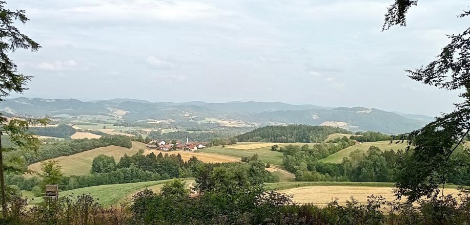 Blick nach Eggersberg