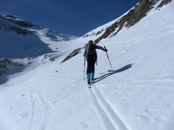 im Hochtal zum Sattel