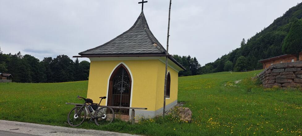 Schöne Abfahrt ins Tal...