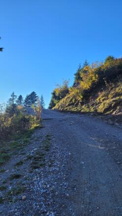 einer der steilsten Abschnitte