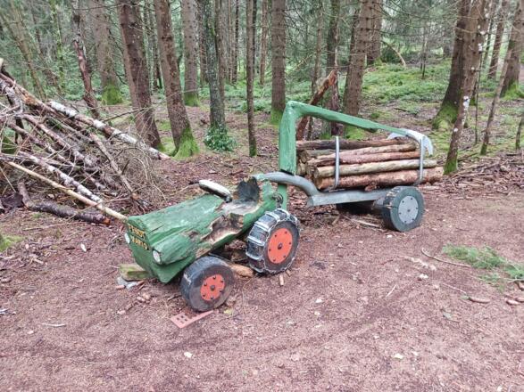 Traktor auf der Moorrunde Görisried