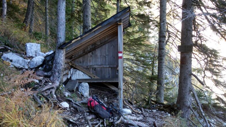 Schafalm Unterstand ~1020m