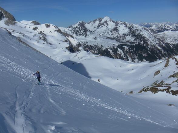 Steinfeldspitze aus dem Nordhang der Teufelshörner