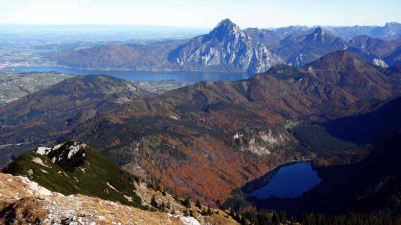 Traunsteinblick und Traunsee