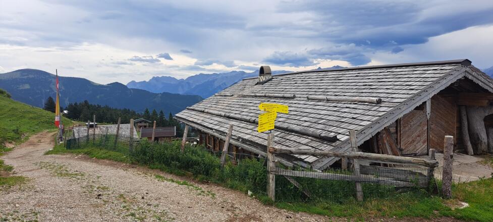 Die urige Zillhütte ist zugleich der höchste Punkt dieser Runde...