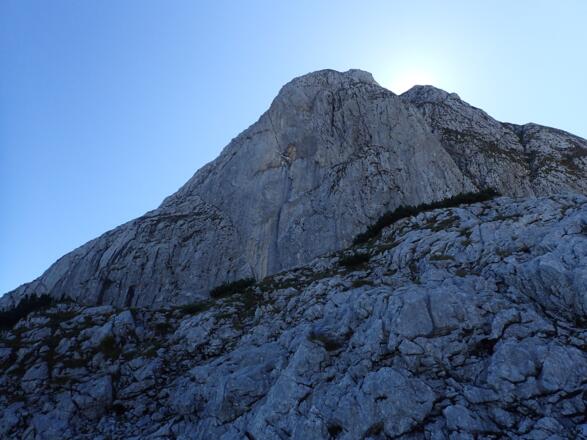 Steile Nordwand