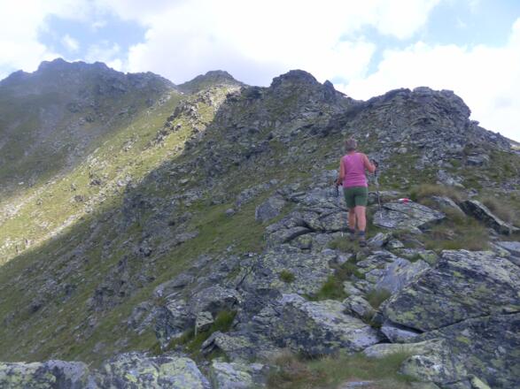 am Kamm zur Falterspitze