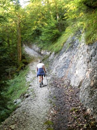 Zustieg zum Ebersbergkar